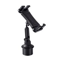 Adjustable Vehicle Cup Holder Mount For Smartphones And Tablets Up To 17inches With Secure Spring Clip 1 black