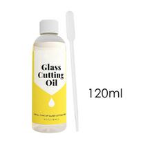 118ml Glass Cutting Oil Easy to Clean for Stained Glass Breaking Fused Glass,Glass and Tile Oil Lubricant for Glass and Mirror white
