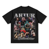 Artur Beterbiev Undisputed Champion Tshirt Boxing Graphic Cotton Tee Light Heavyweight King Unisex Unisex Sports Streetwear XL gray