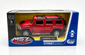 MSZ  Automobilio modelis Hummer H3, skalė 1:43
