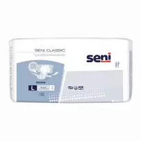 SENI Classic Large orui laidžios anatominės sauskelnės, 30vnt.