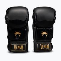 Pirštinės MMA Venum Attack 2.0 Sparring Leather black/gold