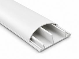 Kanalas kabeliui HOROZ, 2 m, PVC, 70 x 20 mm, pilkos spalvos