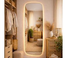 Baltica Design- LED veidrodis su apšvietimu STONE CALM LED/15W/230V 2700K 155x50 cm IP65