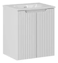 Pakabinama vonios spintelė su praustuvu Nova White, 50 cm, balta