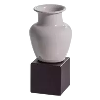 Sieninė vaza Numo, 21 x 10 x 8 cm, metalas, violetinė