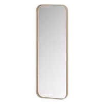 „DOUTZEN MIRROR“ 110 x 40 cm, metalinis, smėlio spalvos