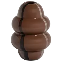 Vaza Kency, 32 x 23 x 23 cm, stiklas, ruda