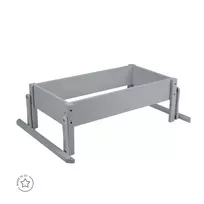 Lopšys kūdikio lovytei 5-in-1, pilkas