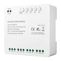 Išmanusis jungiklio modulis Avatto DIY WSMD-4 32V – 4 kanalų 32V valdymo modulis „pasidaryk pats“ projektams