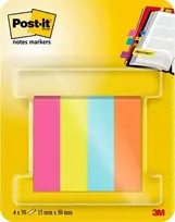 3M Post-it Page Marker 670-4-POP Įvairiaspalviai 4x50 Lapų/Pakuotė