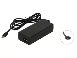 2-POWER PSA Parts CAA0744G 65W AC maitinimo adapteris, skirtas „Lenovo“ nešiojamam kompiuteriui - juoda