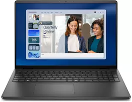Dell 16 DC16255 nešiojamas kompiuteris - AMD Ryzen 5 220, 16GB RAM, 512GB SSD, AMD Radeon Graphics, 16 inch FHD+ ekranas, Windows 11 Pro, anglies juodos spalvos
