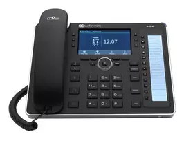 AudioCodes 445HD VoIP telefonas su skambintojo numerio rodymu ir laukiančio skambučio funkcija