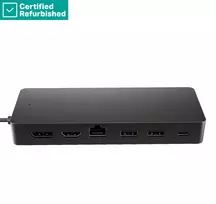 RENEW GOLD HP Universal USB-C Multiport Travel Hub 65W - 2 x USB 3.2, 2 x USB-C, 1 x DP, 1 x HDMI, 1 x RJ-45, 1 metai