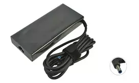 2-POWER 45W kintamosios srovės adapteris su maitinimo laidu, skirtas HP nešiojamiesiems kompiuteriams - 19,5V 2,31A, 4,5x3,0mm mėlynas antgalis, UK kištukas