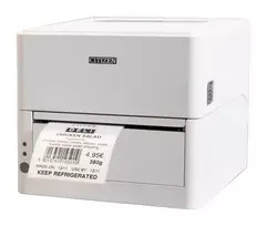 Citizen CL-H300SV spausdintuvas – sidabro jonų, USB, baltas, JK kištukas