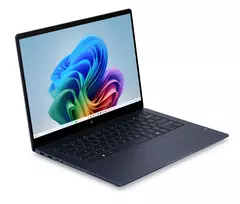 HP OmniBook X NG AI PC 14-ka0016nnx 14 colių 2.8K OLED nešiojamas kompiuteris - Snapdragon X Elite, 16GB, 512GB SSD, Meteorite Gray