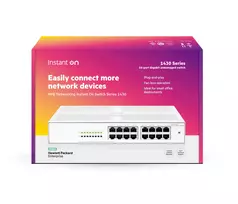 HPE Networking Instant On Switch 16p Gigabit 1430 - 16 prievadų gigabitinio tinklo jungiklis