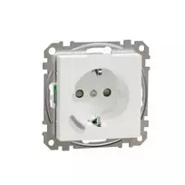 Schneider Electric Exxact 1 jungties lizdas 16A/250V įleidžiamas, baltas