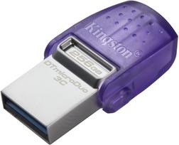 KINGSTON DataTraveler microDuo 3C 256GB USB-A + USB-C flash drive (DTDUO3CG3/256GB)