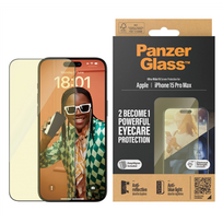 Dėkliukas PanzerGlass  Screen protector  Apple  iPhone 15 Pro Max  Glass  Clear  Ultra-Wide Fi