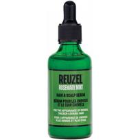 Serumas plaukams ir galvos odai REUZEL Rosemary Mint Hair & Scalp Serum REU133, su rozmarinų aliejumi, 50 ml