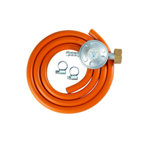 LPG dujų cilindro prijungimo rinkinys, reguliatorius 37mbar, 1.5 m
