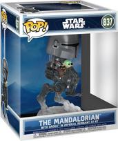 Funko POP! Rides DLX: Star Wars: Mandalorian & Grogu - The Mandalorian w/Grogu in Imperial Remnant AT-RT