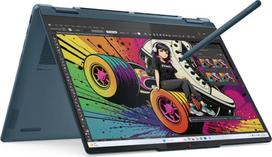 Lenovo- Yoga 7 2-in-1 14AKP10 AMD | Tidal Teal | 14 " | OLED | Touchscreen | WUXGA | 1920 x 1200 pixels | Glossy | AMD Ryzen AI 5 | 340 | 16GB | Soldered LPDDR5 | Solid-state drive capacity 512GB | AMD Radeon 840M Graphics | Windows 11 Home | 802.11be |