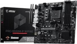 MSI Motherboard PRO B550M-P WIFI6E AM4 4DDR4 mATX