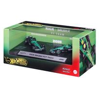 Žaislinių automobilių rinkinys Mattel Hot Wheels Premium Kick Sauber F1 JMM92, 1:64, žalia sp.
