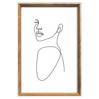 WALTHER rėmelis Silhouette 20x30 nature (NW030H)