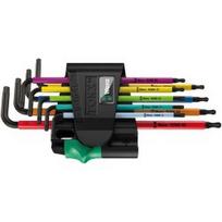 Spalvotų šešiakampių raktų rinkinys WERA 967/9 TORX BO