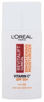 Priemonė įdegio priežiūrai veidui L’Oréal Paris Revitalift Clinical Brightening Moisturizer SPF50+, 50 ml