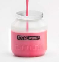 1 papildoma talpa, Total Painter profesionalus dažų purkštuvas, skirtas visiems paviršiams, naudojimui patalpose ir lauke, 800 ml talpos (1 papildoma talpa)