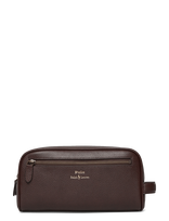 Polo Ralph Lauren - Pebble Leather-Shave Kit-Pch-Med - Kosmetinė - Ruda