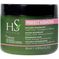HS Milano Keratin Regenerating Mask regeneruojanti kaukė pažeistiems plaukams, 500 ml