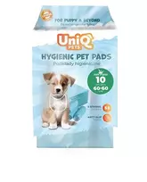 Uniq Pets vienkartinės palutės žolės kvapo, 60x60 cm, 10 vnt