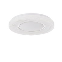 Krištolinis sietynas darbo stalo Light Prestige Tenaro, LED, 4000 °K, 1 x 23 W, balta sp. / balta sp., 39 x 39 cm
