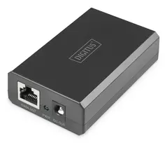 DIGITUS DN-95211 Gigabit Ethernet PoE šakotuvas (splitter), 802.3af/at/bt, 51 W, 10/100/1000Mbps, juodos spalvos