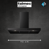 Garų surinkėjas Falmec MERCURIO EVO 90 Black - NEMOKAMAS PRISTATYMAS