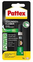 Pattex Sekundenkleber Power Easy Gel, Tube, 3g