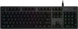 Klaviatūra Logitech Klaviatūra Logitech Lightsync G512 USB Juodas Gaming Oświetlenie RGB AZERTY