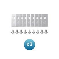 Anker Eufy Replacement Blade Set: 3x (9 Lawn Mower Blades and 9 Screws) Compatible E15/E18