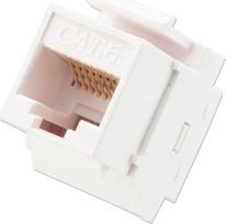 Lindy Lindy 60743 Keystone lizdas (modulinė jungtis) CAT6 RJ45, balta