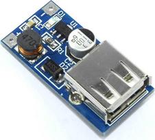 Įkroviklis Garbot USB įkrovimo modulis. 5 VDC / 1 A.