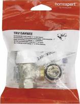 Honeywell termostatinis vožtuvas kampinis 1/2 su Honeywell HOMEXPERT TERMOSTATO VOŽTUVAS CAT 1/2 + RANKENĖ