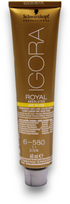 Schwarzkopf Professional Igora Royal Permanent Hair Dye plaukų dažai, atspalvis: 6-580 Golden Raudona Chestnut, 60 ml
