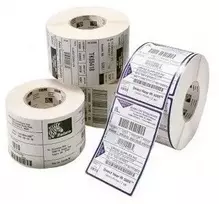"Zebra Label, Paper, 102x152mm; Thermal Transfer, Z-Perform 1000T, Uncoated, Permanent Adhesive, 76mm Core, Perforation"